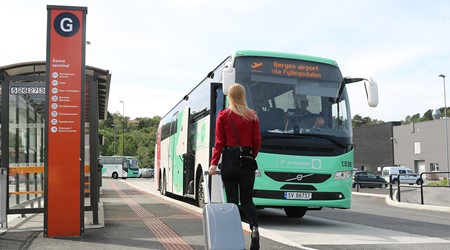 Øker rutetilbudet for reisende til og fra Flesland 